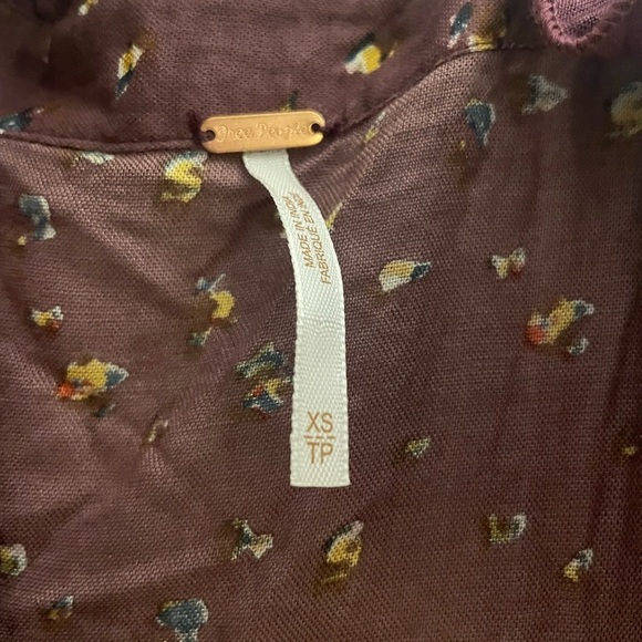 Free People Rare Feelings Maxi Dress | Purple Combo | Size XS | Boho Cottagecore - Picture 4 of 13